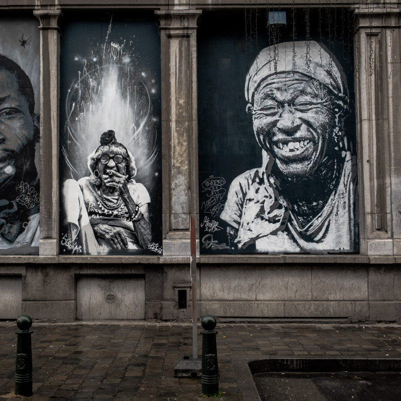 Streetart in Brüssel.