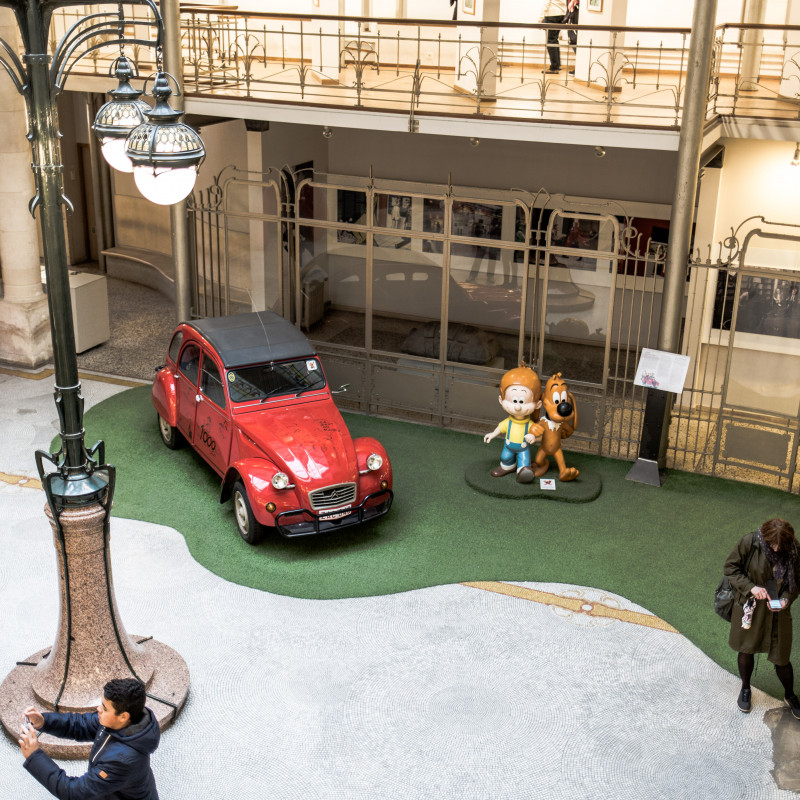 Das Foyer des Comicmuseums.