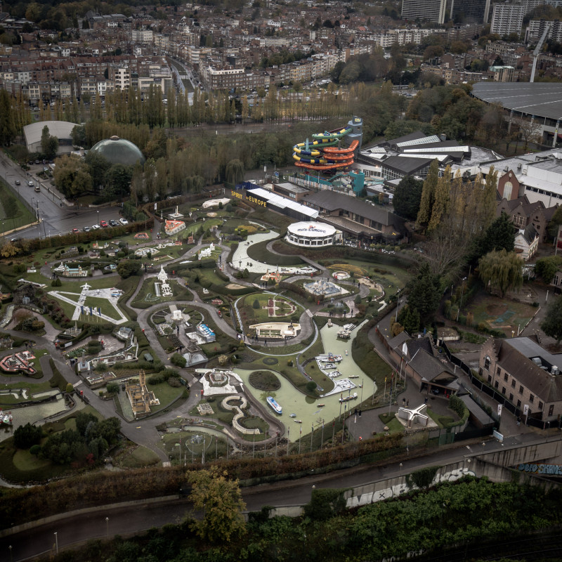 Mini Europe von oben.