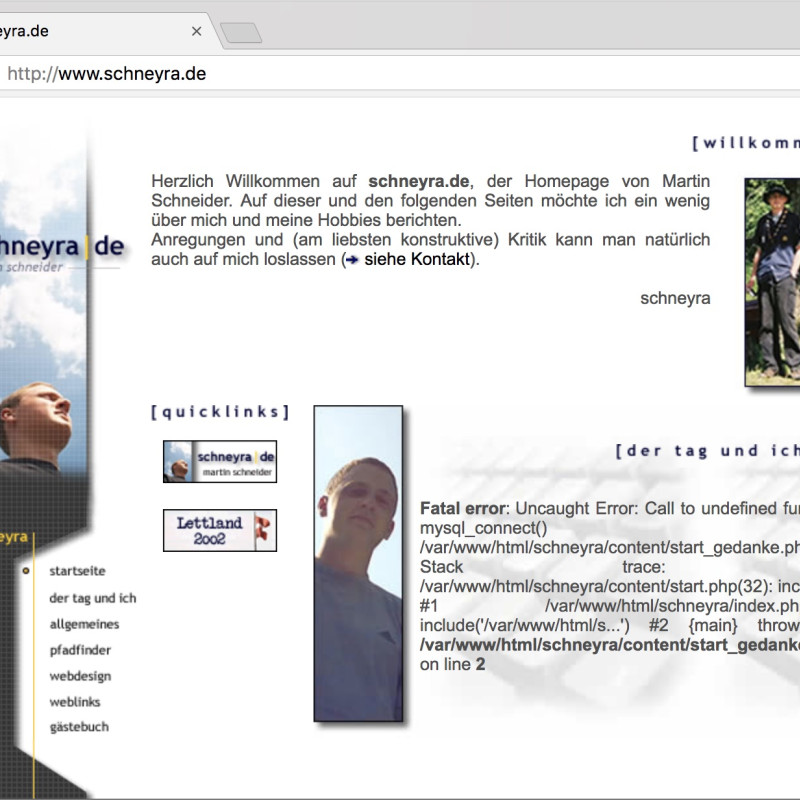 Screenshot "der tag und ich".