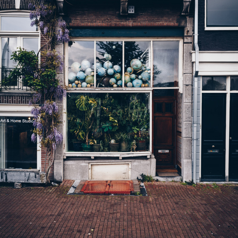 Ein Schaufenster.