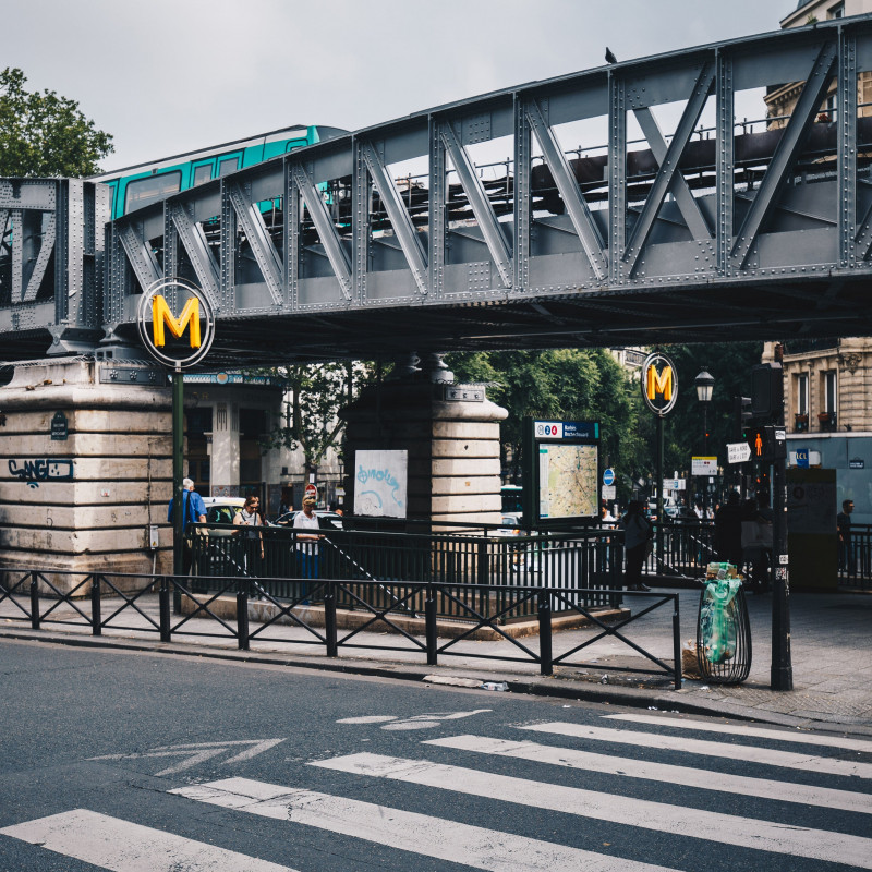 Eine Metro-Station.
