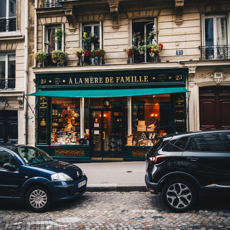 Ein Laden in Montmartre.