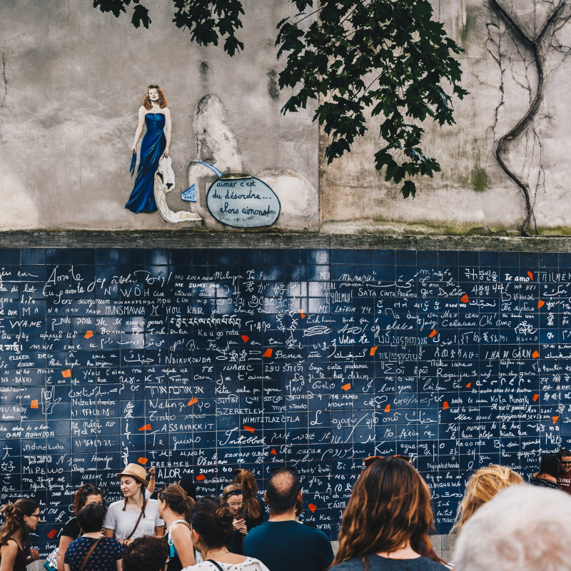 Le mur des je t’aime.