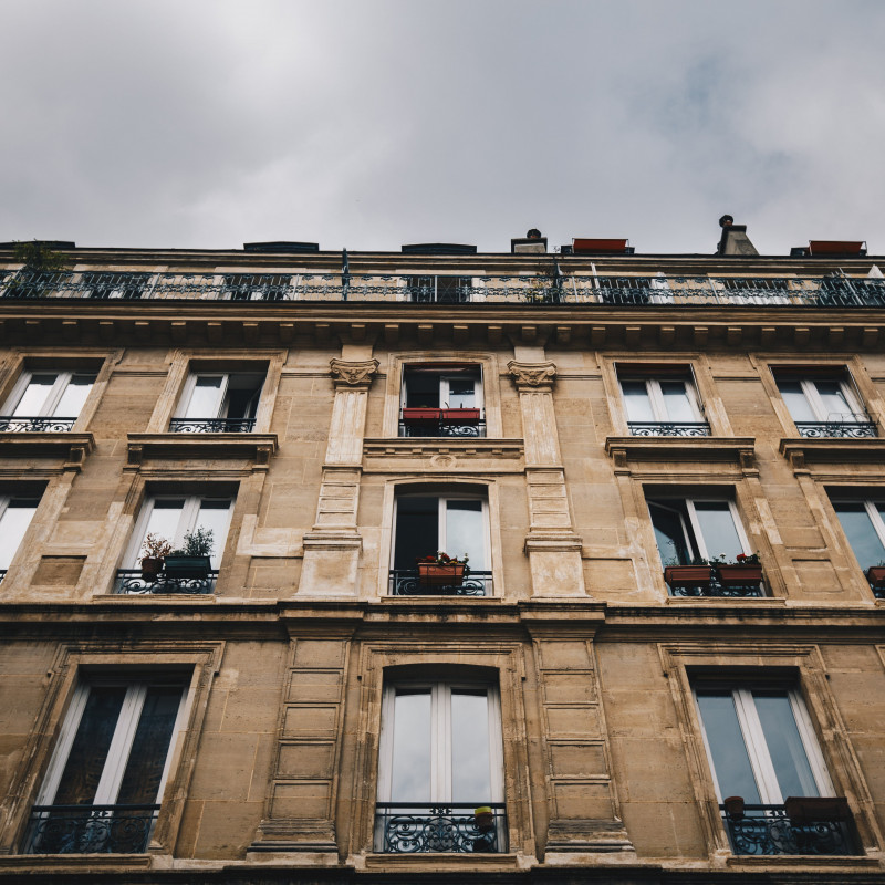 Ein Haus in Paris.