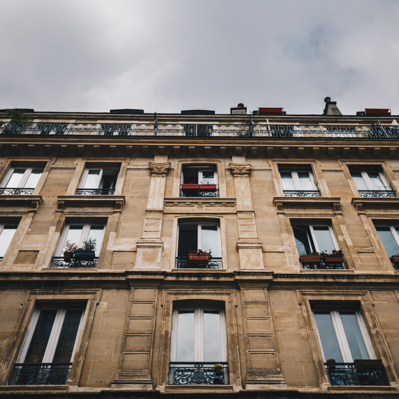 Ein Haus in Paris.