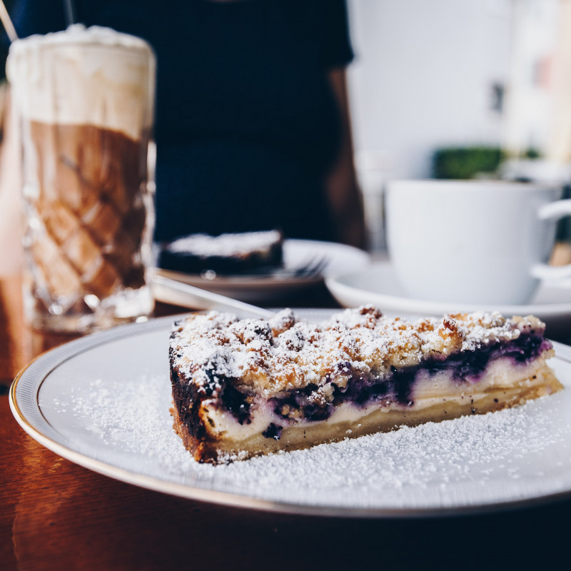 Ein Stück Kuchen.